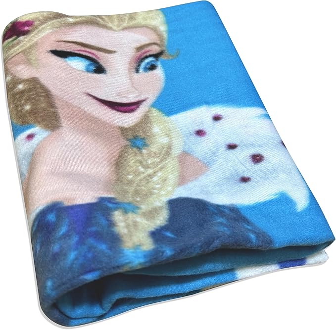 Official License Character Girls Pink Fleece Soft and Cozy Throw Blanket (40" x 60) (Frozen18)