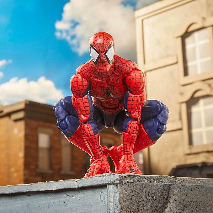Marvel Legends Maximum Series Spider-Man, Deluxe Spider-Man Comics Collectible 6-Inch Action Figure; Amazing Articulation; Spectacular Accessories
