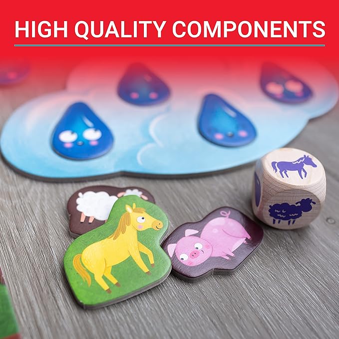 Ravensburger Rainy Ranch - Engaging Cooperative Game for Toddlers - Skill Development - Flexibility for Growing Minds - Stimulates Imagination - MESH Accredited