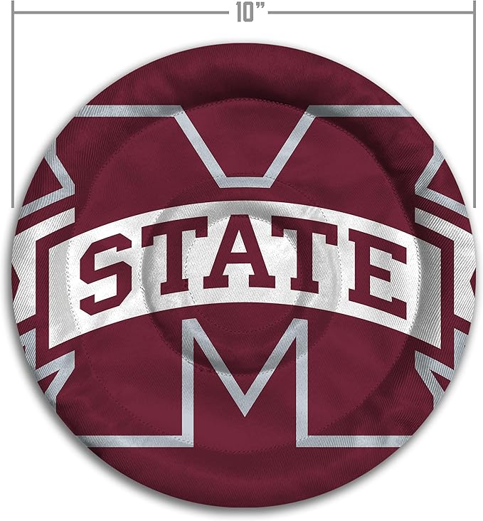 YouTheFan NCAA Mississippi State Bulldogs Flimzee Bean-Bag Flying Disc