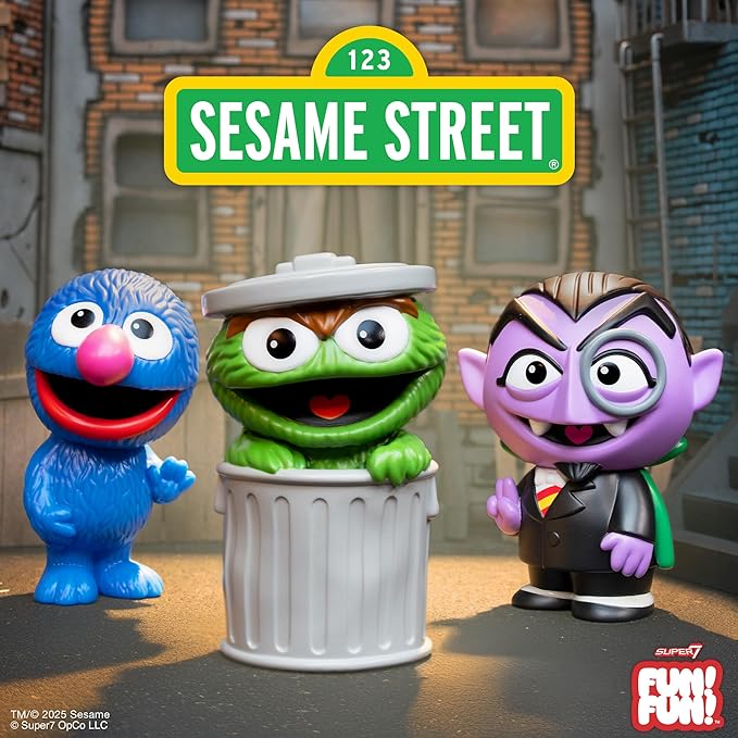 Super7 Sesame Street Fun! Fun! Wave 01 - Count Von Count Action Figure