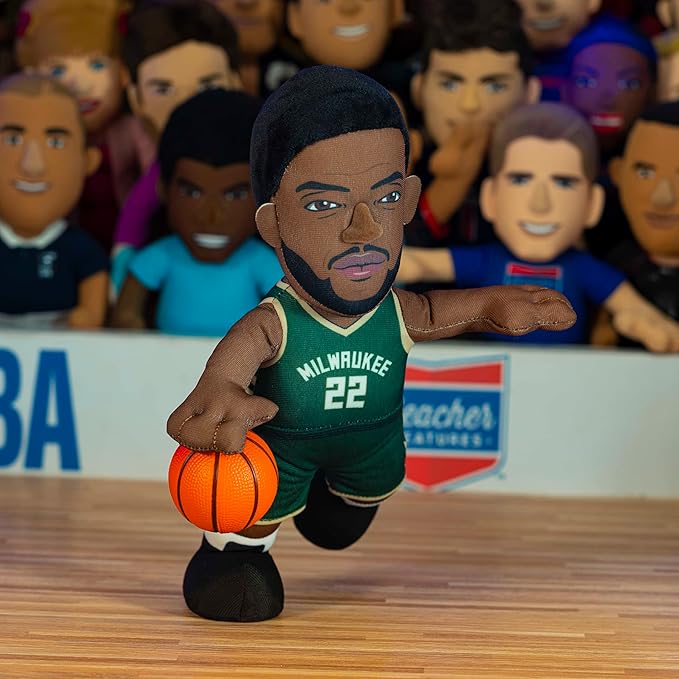 Bleacher Creatures Milwaukee Bucks Khris Middleton 10" Plush Figure - A Superstar for Play Or Display