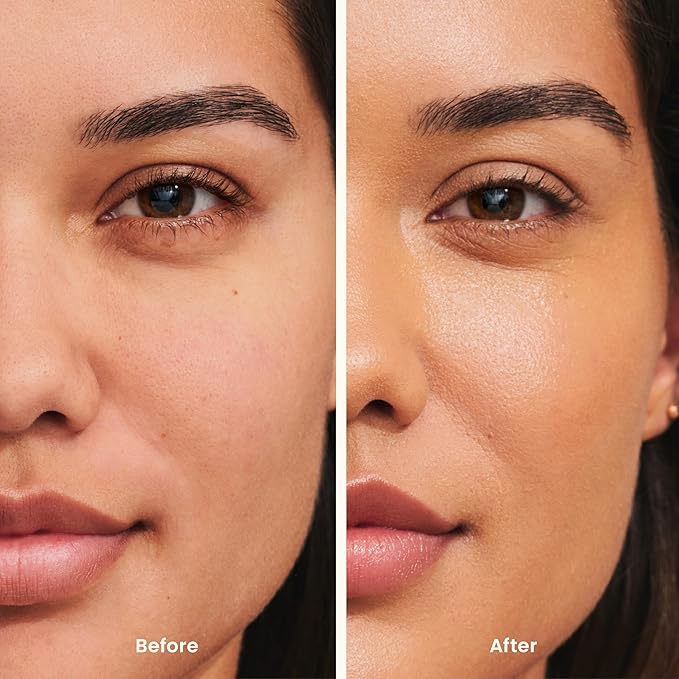 JOAH Perfect Complexion Under Eye Concealer and Hydrating Serum, Korean Makeup for Dark Circles and Puffiness, Peptide Serum with Medium Coverage, Cushion Tip Applicator