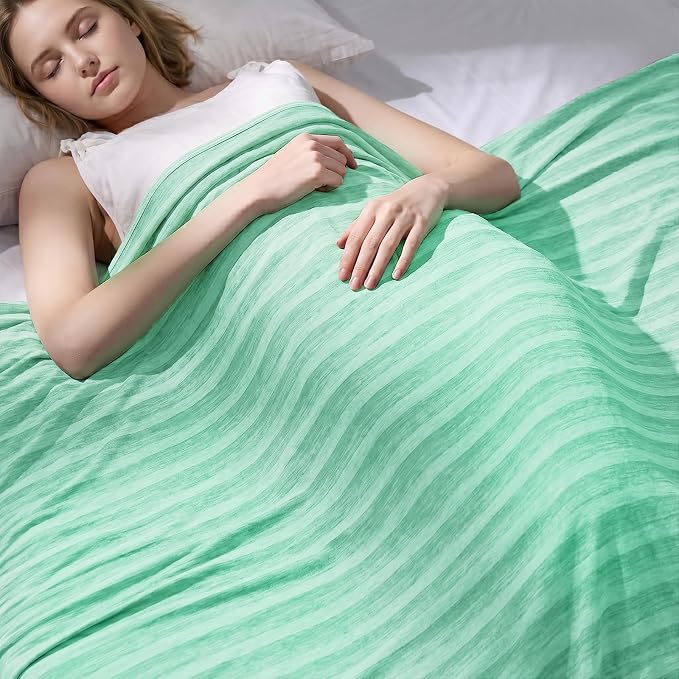 Cooling Blanket for Hot Sleepers Cold Summer Blanket Throw 60"x90" | Cold Summer Bed Blanket Keeps Cool for Night Sweats, Soft Lightweight Breathable Sofa Blankets for Kid Adults