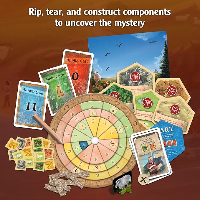 EXIT: The Game - Adventures on Catan | Interactive Escape Room Experience| Cooperative | 1-4 Players | 10+ | Kosmos | Game for Kids and Adults