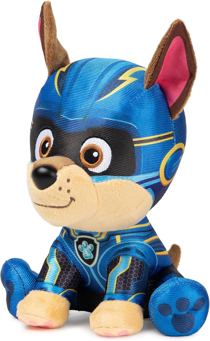 GUND PAW Patrol: The Mighty Movie Chase Stuffed Animal, Officially Licensed Plush Toy for Ages 1 and Up, 6”
