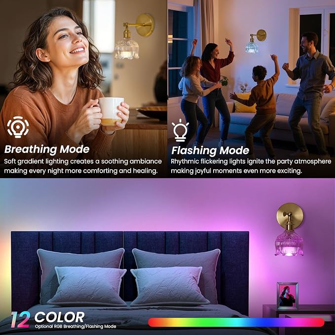 Vintage Battery Operated Wall Sconces: Set of 2 Rechargeable Wireless Decor | 5000mAh Cordless Dimmable Lights Remote Control, Antique Brass Powered Sconce, Cognac Flower Glass Light for Bedroom Bedside