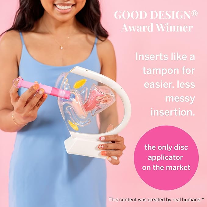 Pixie Menstrual Disc Collection - 2 Reusable Period Discs with Applicator, Sterilizer, Feminine Wash & Totes for Feminine Care, Tampon-Style Insertion - All-in-One Easy Period Solution