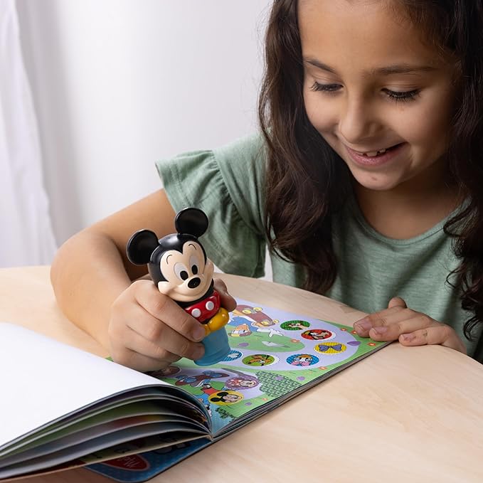 Melissa & Doug Sticker Wow!™ 24-Page Activity Pad and Sticker Stamper, 300 Stickers, Arts and Crafts Fidget Toy Collectible Character – Disney Mickey Mouse - for Kids Ages 3+ - FSC Certified