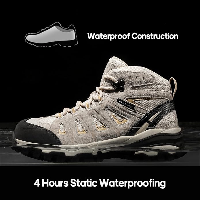 NORTIV 8 Women's Waterproof Hiking Boots Outdoor Trekking Camping Trail Hiking Boot Seeker