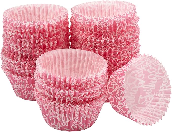 Barbie™ Baking Cups By DecoPac | Pink | 1.8" Cupcake Liners, Greaseproof Paper Cases for Muffins and Cupcakes, Pack of 48
