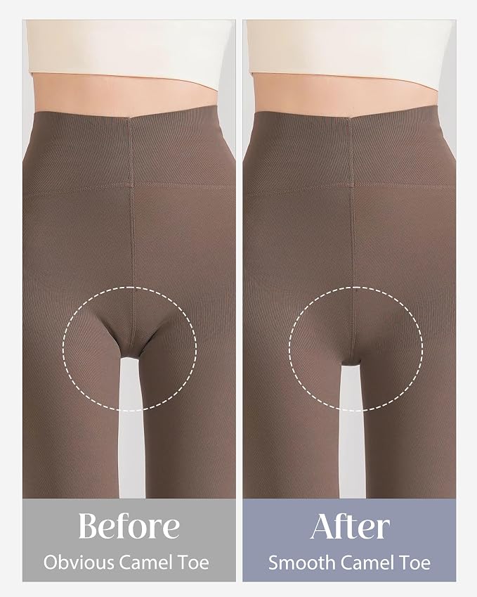LEVAO Seamless Thongs for Women Invisible Toe Thong No Show Camel Proof Underwear Thong Panty Liners Workout G-Strings