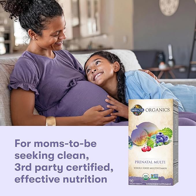 Garden of Life Organics, Prenatal Multi, 90 Vegan Tablets