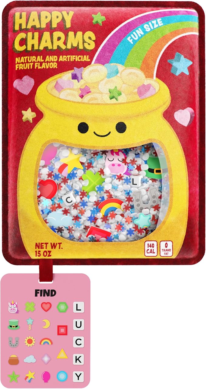 BIZYBOO - The Original Seek & Find Plush - Hidden Object Search Problem Solving Educational Matching Game for Kids 2 and Up (Marshy)