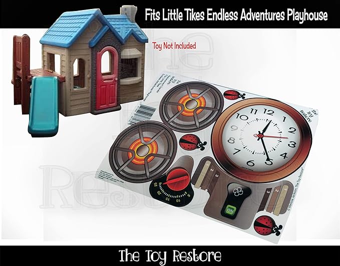 Toy Restore Replacement Stickers Fits Little Tikes Endless Adventures Playhouse