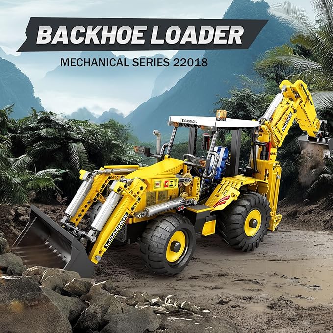Loader Building Set Toy Excavator 22018 Excavator Toy 2231 Construction Toys, Building Toys for Kids Adults
