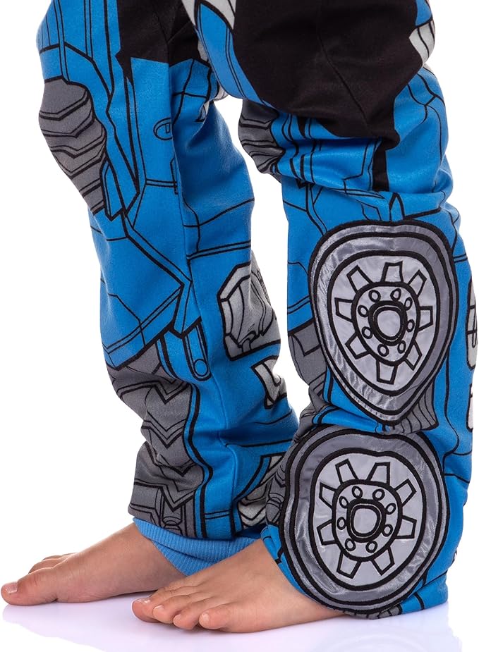 Transformers Boys' Retro Union Suit One Piece Pajama Outfit - Optimus Prime and Bumblebee Styles Available