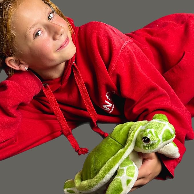 Deluxe Paws Eco-Friendly Turtle Plush Made from 100% Recycled Materials