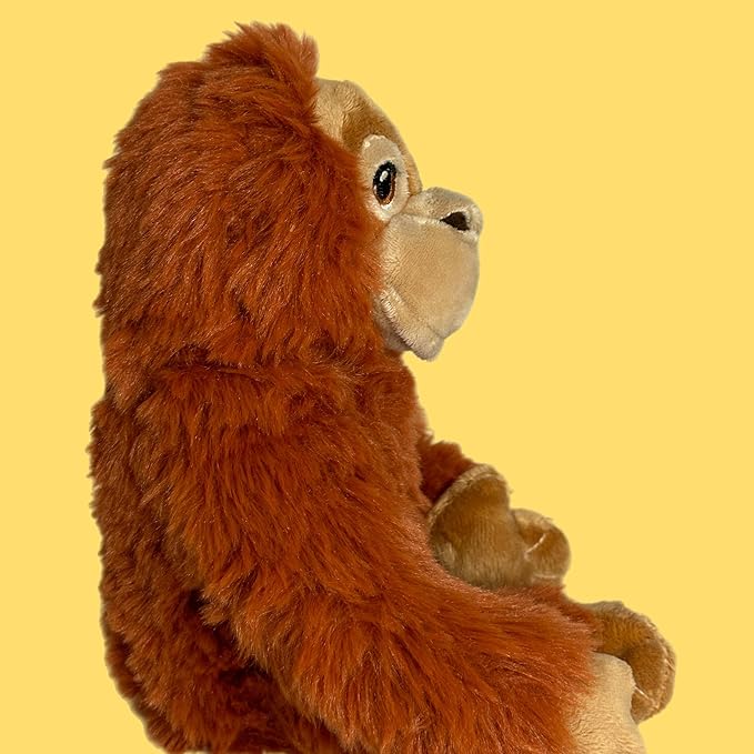 Deluxe Paws Eco-Friendly Orangutan Plush Toy Made from 100% Recycled Materials