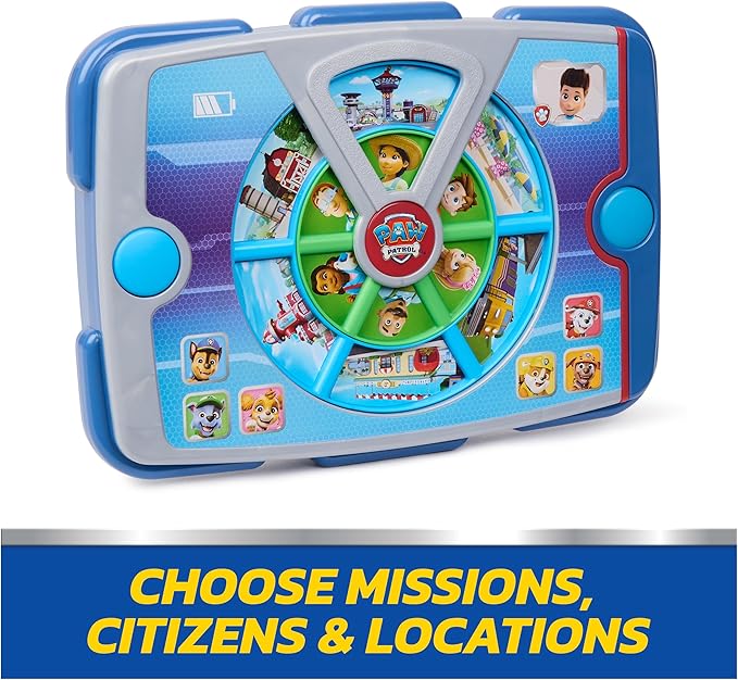 Paw Patrol Academy Rescue Mission Pup Pad, Interactive Toy with Lights, Sounds & Music, Pretend Play Kids Toys for Boys & Girls Ages 3 and Up