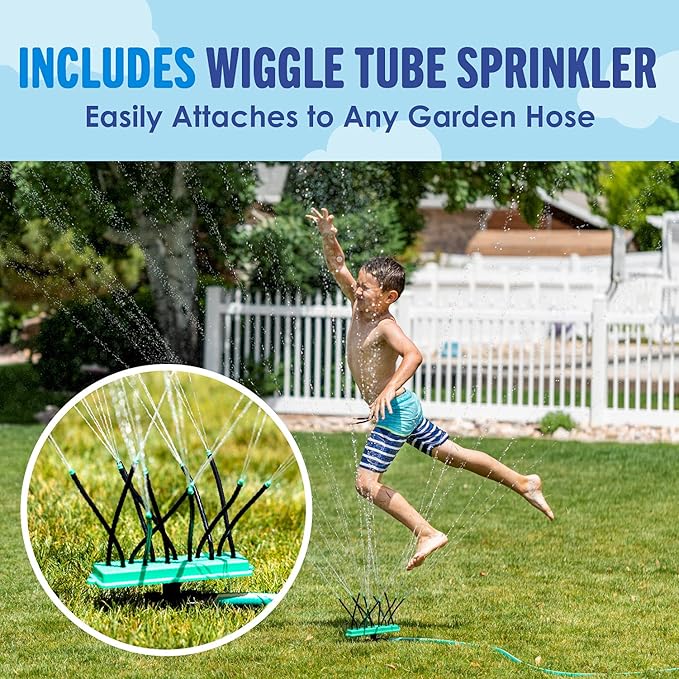 Backyard Blast - 75' X 12' Heavy Duty Waterslide - Includes 2 Riders, Sprinkler, Carrying Bag - Extra Thick to Prevent Tears & Rips - Easy to Assemble