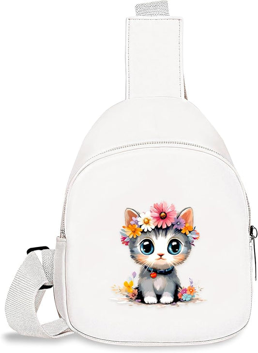 Cat Mini Sling Bag, Crossbody Bag, Toddler Purse For Kids Girl, Birthday Gift For 4 5 6 7 8 9 10 11 12 Year Old Gifts For Daughter, Granddaughter, Sister, Niece!