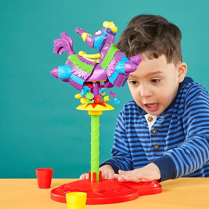 Pop! Pop! Pinata Game | Replayable Pinata Game with 30+ Prizes | Ages 4 and Up | 2 to 4 Players | 10 Mins. | Fun Board Games for Kids and Preschoolers (Amazon Exclusive)