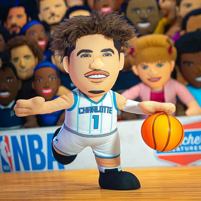 Bleacher Creatures Charlotte Hornets LaMelo Ball 10" NBA Plush Figure - A Superstar for Play Or Display