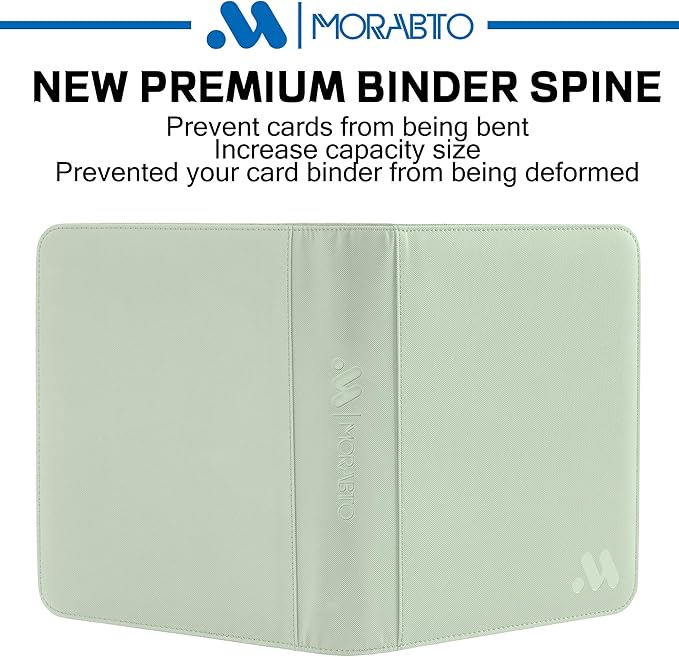 Top Loader Binder, Holds 128 Top Loaders,4 Pocket Top Loader Binders for 3" x 4" Rigid Cards,Card Album Folder for Hard Plastic Top Loaders