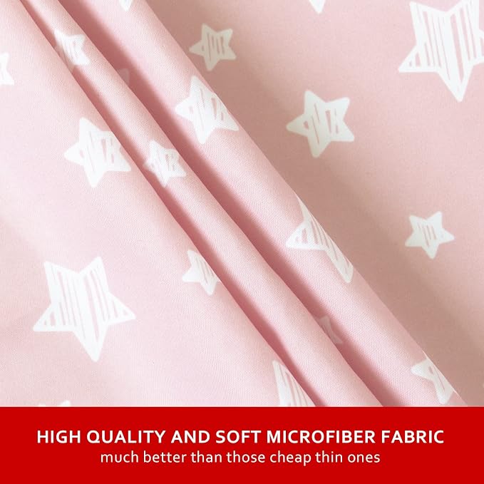 Mini Crib Sheets Fitted 4 Pack for Girls (38" X 24"), Compatible with Dream on Me, Delta Porta Crib and Arms Reach Ideal Cosleeper, Pink