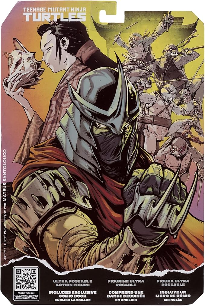 McFarlane Toys-Teenage Mutant Ninja Turtles (Page Punchers) Shredder 5in Action Figure with Comic