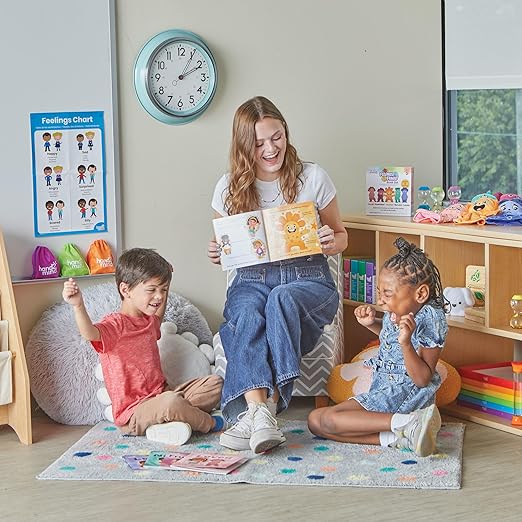 hand2mind Feelings Family Secondary Emotions Book Set, Social Emotional Books for Kids, Calm Down Corner Supplies, Calming Corner Items, Toddler Learning Activities, Preschool Classroom Must Haves