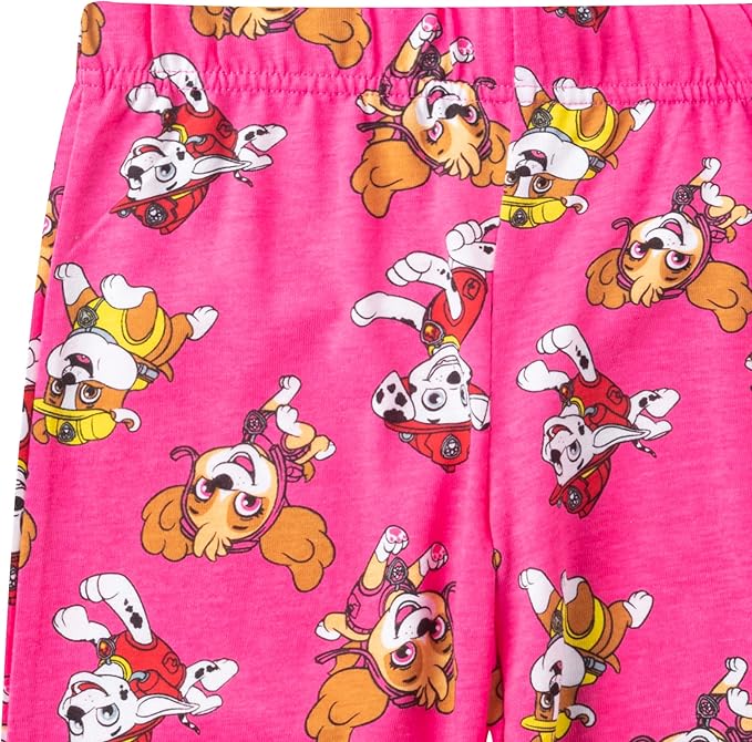 Nickelodeon Paw Patrol Girls Long Sleeve Shirt and Pants Set for Toddler and Little Kids