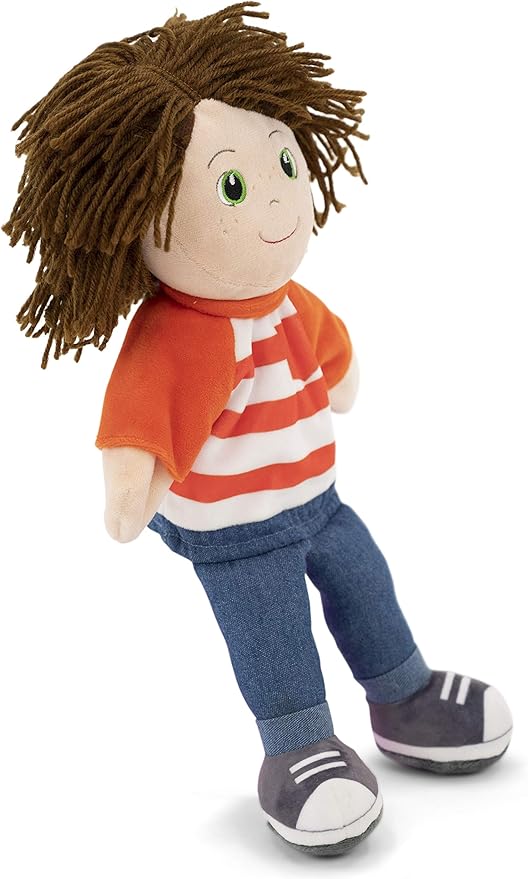 Playtime by Eimmie Hand Puppets for Kids (Ollie) - 14" Soft Plush Toy for Boys & Girls, Pretend Play, Storytelling, Theater, Imaginative Fun, Educational Puppet for Toddlers & Children Ages 3+