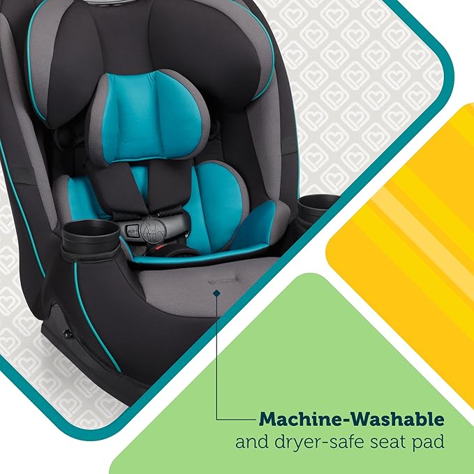 Safety 1st Grow and Go All-in-One Convertible Car Seat, Rear Facing, 5-40 lbs, Forward Facing (30–65 lbs), High Back Booster Seat 40-100 pounds, Vineyard Girl