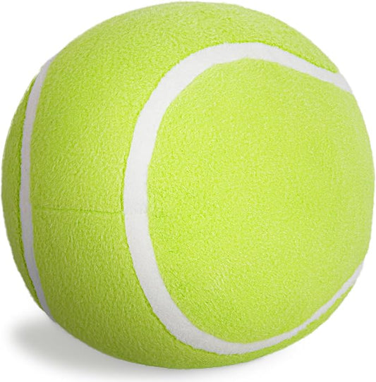 Tennis Ball Plush, 11.8" Soft Tennis Stuffed Toy Tennisball Throw Pillow Fluffy Tennis Plushies Sport Theme Gift for Kids Boy & Girls Children