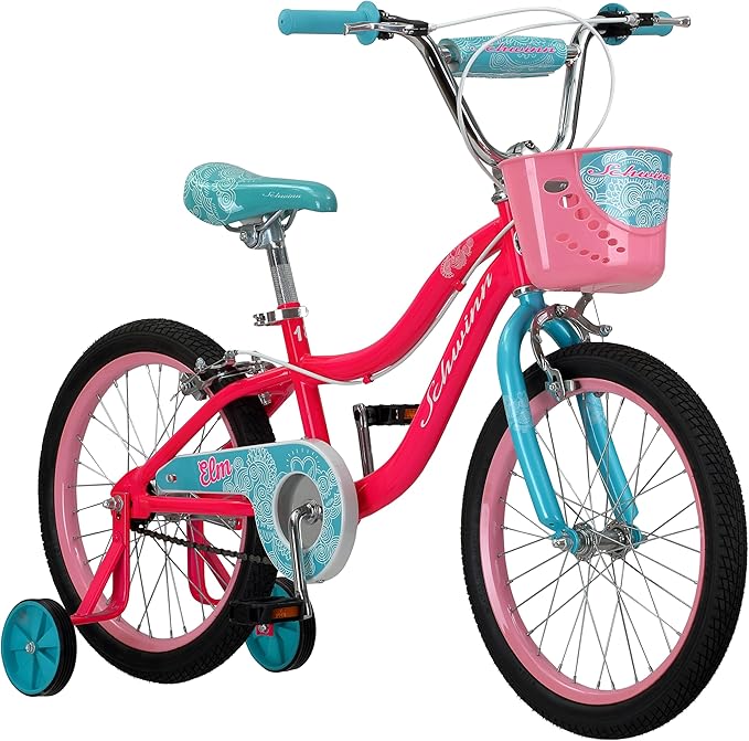 Schwinn Elm and Koen Bike or Balance Bike, 12-18 Inch Bike for Kids Ages 2-13, Black, Blue, Red, Teal, Pink or Purple, SmartStart Ergonomic Design, Adjustable Seat Grows with Child, Training Bicycle