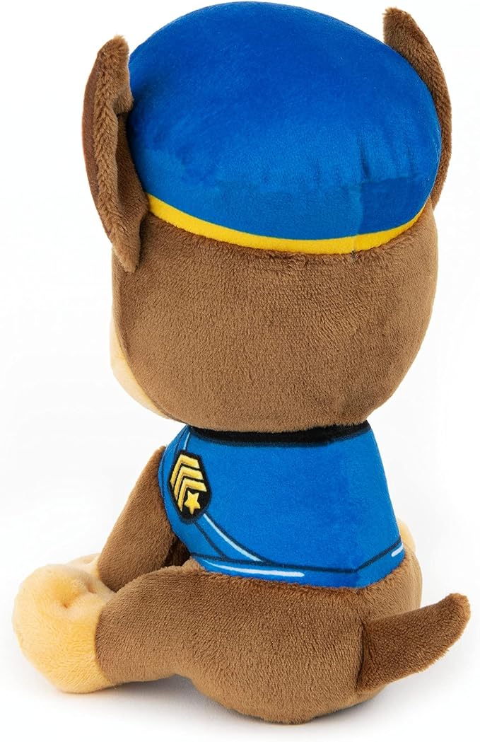Paw Patrol Official GUND Soft Dog Themed Cuddly Plush Toy Chase 6-Inch Soft Play Toy for Boys and Girls Aged 12 Months and Above