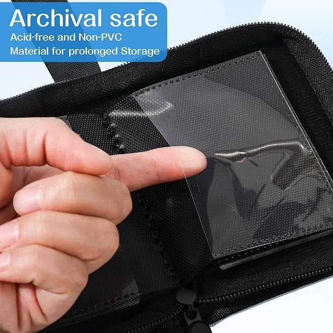 1 Pocket Card Binder – Collectible Trading Card Album, Single Card Holder with 20 Pages, Holds 40 Cards, Side-Loading Mini Binder for TCG, MTG, Sports, Baseball, Football, Small Sports Card Book,Blue