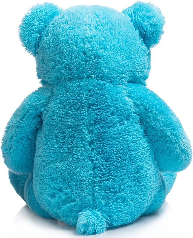 HollyHOME 3 ft Teddy Bear Stuffed Animal Big Teddy Bear Soft Plush Toy for Girlfriend Kids 36 inches Lake Blue
