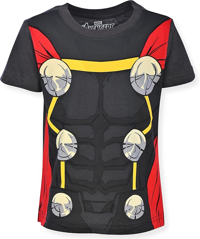 Marvel Boys' Marvel Avengers Boy's 4-Pack Superhero Short Sleeve Tee Shirt Set