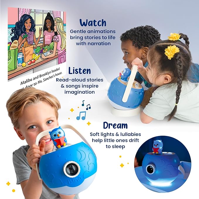 Barbie Dream Big Stories Character - Projects 6 Inspiring Stories, Over 45 Minutes of Screen-Free Audio Content | Gift and Toy for Ages 3+
