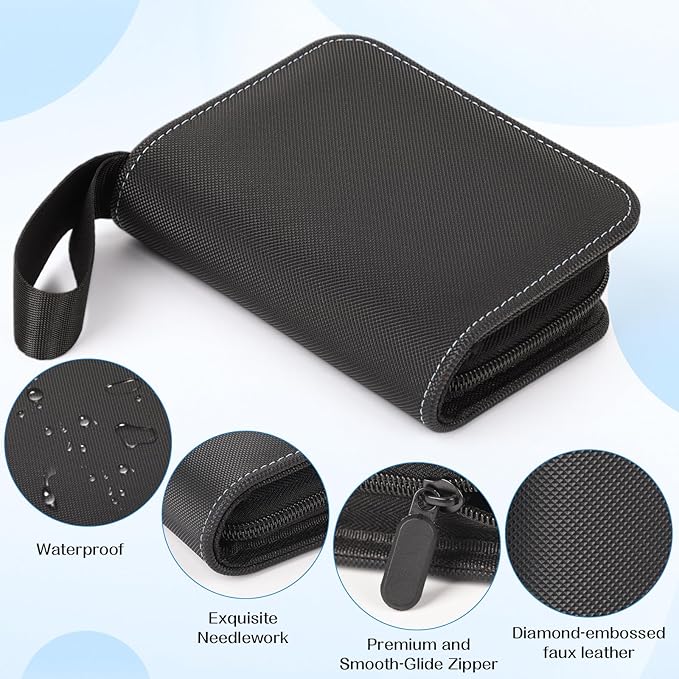 1 Pocket Card Binder – Collectible Trading Card Album, Single Card Holder with 20 Pages, Holds 40 Cards, Side-Loading Mini Binder for TCG, MTG, Sports, Baseball, Football, Small Sports Card Book