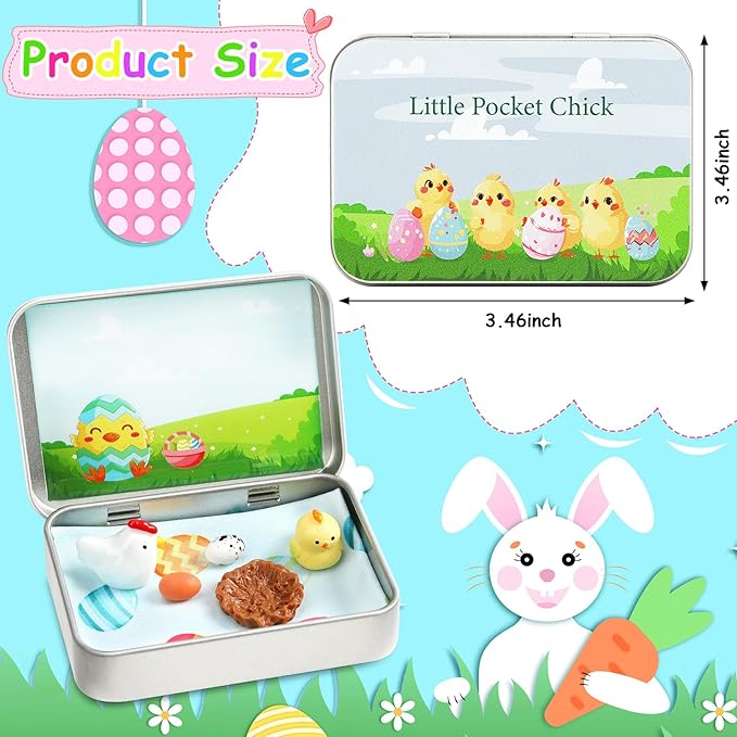 Little Pocket Chick, Easter Basket Stuffer, Easter Gifts for Kids, DIY Pet Chick Adoption, Easter Baskets