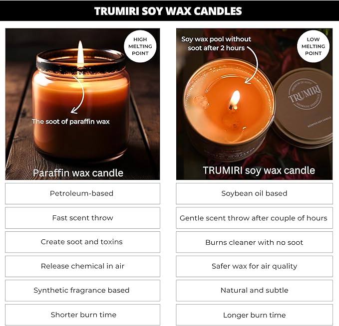 Money Wealth - Crystal Candles for Home Scented - 5oz Soy Wax Natural Clean Organic Non Toxic with Essential Oils - for Real Cash Luck Manifestation Aromatherapy Gift Bathroom - Long Lasting Candel