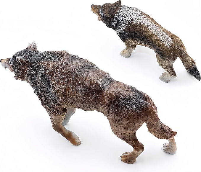 Gemini&Genius Direwolfs Animals Action Figure Toys for Kids
