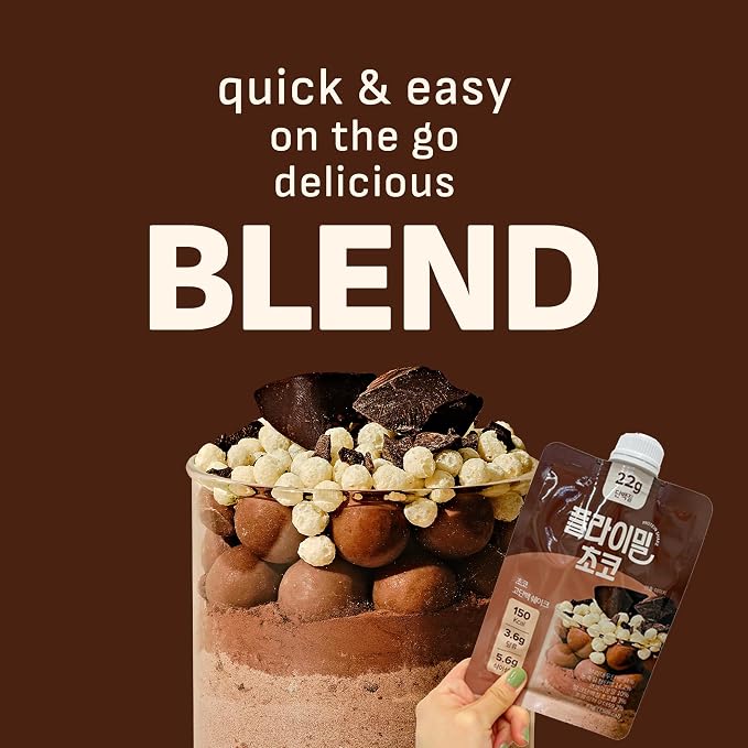 Flimeal Chocolate Protein Shake, With Crunchy Protein Balls, Protein Smoothie Powder - 22g Protein, Low Sugar, Keto-Friendly Meal Replacement Shake, 1.59oz, 7packs, 7 Servings (7 Packs X 1.59 oz)