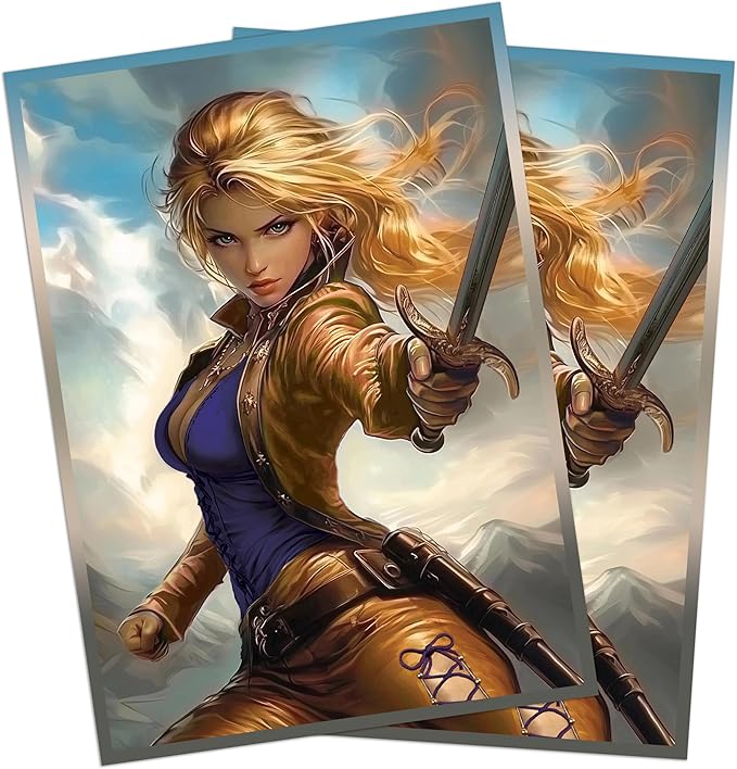 Anime Rune Knight Card Sleeves 102 Pack – Compatible with MTG & TCGs – Perfect for Celes Rune Knight & Final Fantasy Commander Decks – Premium Card Game Sleeves for Magic