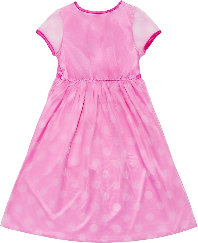Disney Girls' Princess Dress Nightgown, Fantasy Gown, Soft & Cute Pajamas for Kids