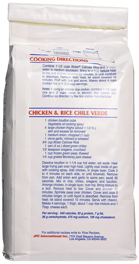 Botan Calrose, Rice Calrose Extra Fancy, 80 Ounce